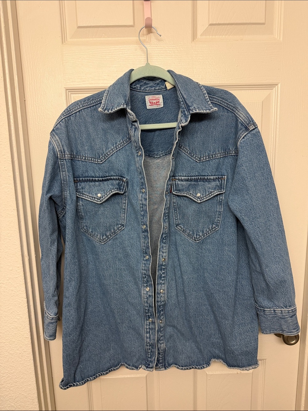 Levi's light blue denim trucker jacket